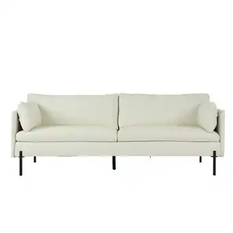 Irish 3-seater sofa, white