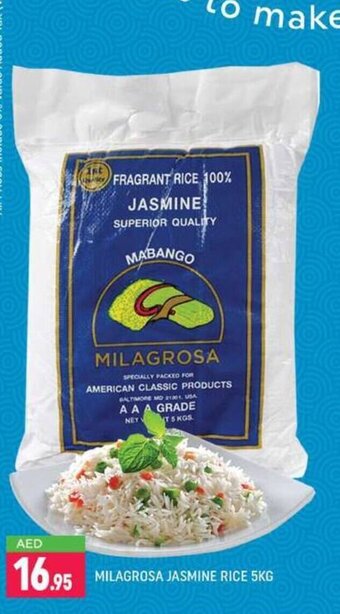 Shaklan Milagrosa jasmine rice 5kg offer