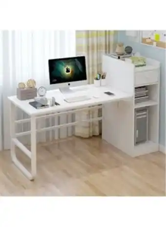 Noon Study table computer desk with bookcase 140x60x110cm offer