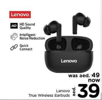 Nesto Lenovo True Wireless Earbuds offer