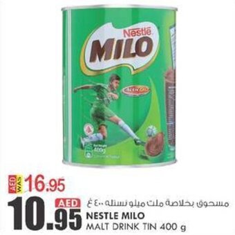 KM Trading Nestle Milo Malt Drink Tin 400g offer
