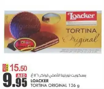 KM Trading Loacker Tortina Original 126g offer