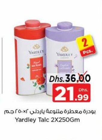 Nesto Yardley Talc 2x250Gm offer