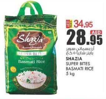 KM Trading Shazia Super Bites Basmati Rice 5kg offer