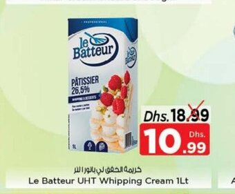 Nesto Le Batteur UHT Whipping Cream 1Lt offer