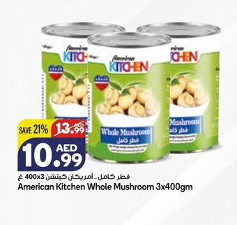 Almaya supermarket American kitchen whole mushroom 3x400gm offer