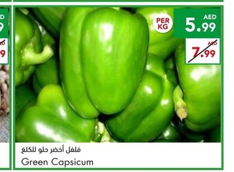Almaya supermarket Green capsicum per kg offer
