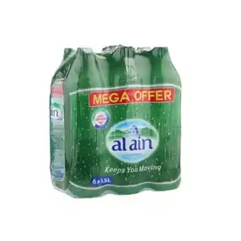 Choithrams Al ain mineral water 1.5 ltr pack of 6 offer
