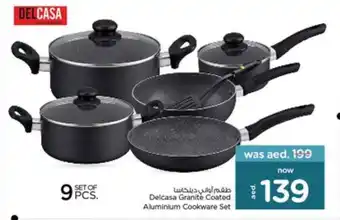 Nesto Delcasa Granite Coated Aluminium Cookware Set 9pcs offer
