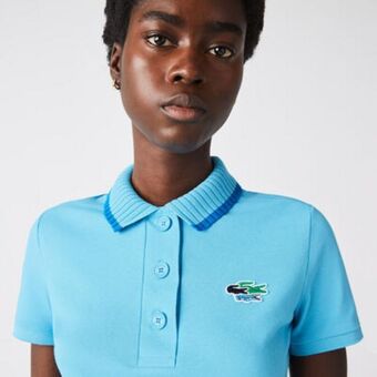 Lacoste Women’s lacoste slim fit crocodiles organic cotton piqué polo offer