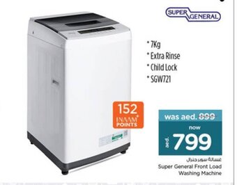 Nesto Super General Front Load Washing Machine offer