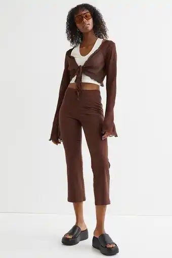H&M Airy tie-hem top offer