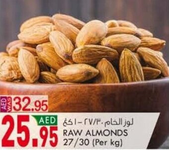KM Trading Raw Almonds 27/30 (per kg) offer