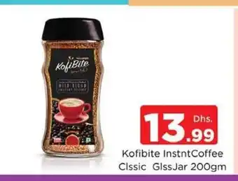 Nesto Kofibite Instant Coffee Classic GlassJar 200gm offer
