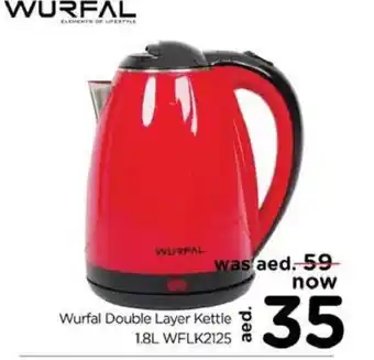 Nesto Wurfal Double Layer Kettle 1.8L WFLK2125 offer