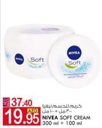 KM Trading Nivea Soft Cream 300ml+100ml offer