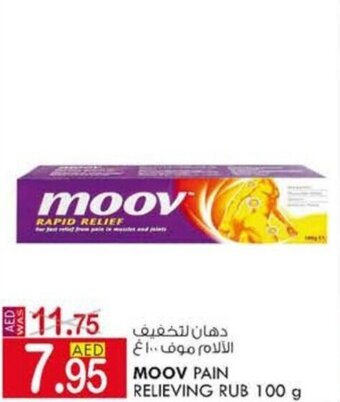 KM Trading Moov Pain Relieving Rub 100g offer