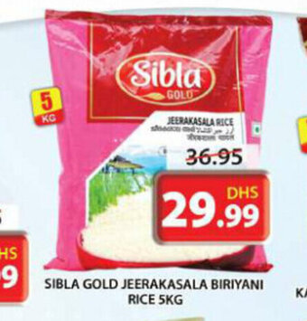 Grand Hyper Market Sibla Gold Jeerakasala Biriyani Rice 5Kg offer