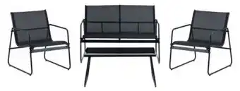 JYSK Lounge set ydby 4 pers. black offer