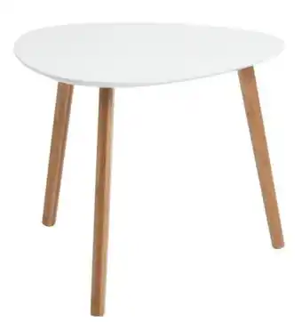 JYSK End table taps 55x55 white/bamboo offer