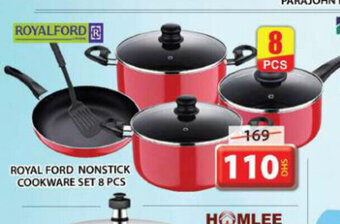 Royal Ford Nonstick Cookware Set 8 Pcs