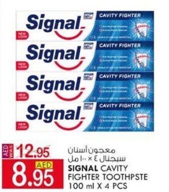 KM Trading Signal Cavity Fighter Toothpaste 100mlx4pcs offer