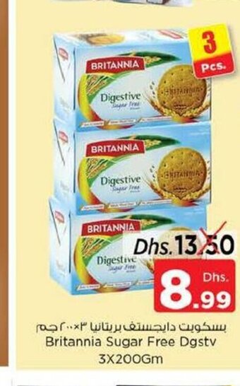 Nesto Britannia sugar free dgstv 3x200gm offer