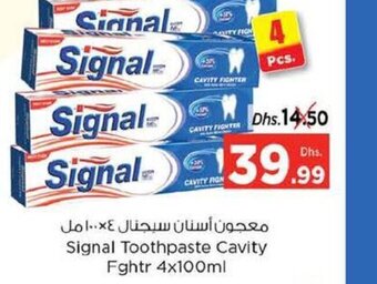 Nesto Signal toothpaste cavity fghtr 4x100ml offer