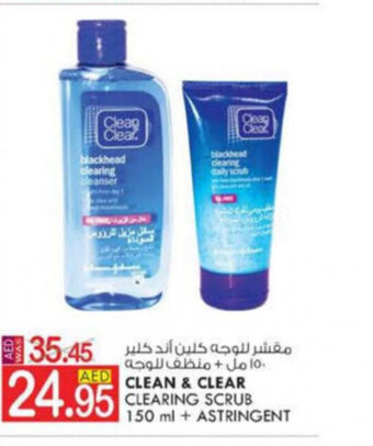 KM Trading Clean & Clear Clearing Scrub 150 ml + Astringent offer