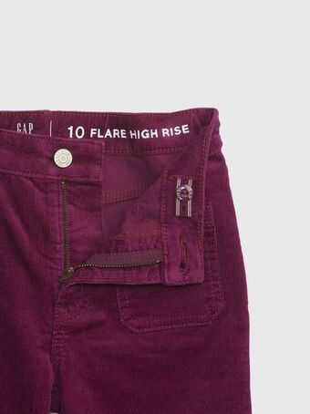 GAP Kids high rise flare corduroy jeans with washwell offer