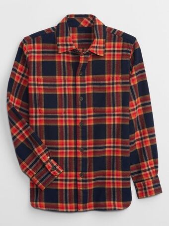 GAP Kids flannel shirt offer