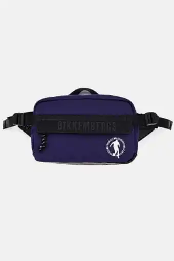 Brands For Less Men kick off brand logo belt bag, navy blue offer