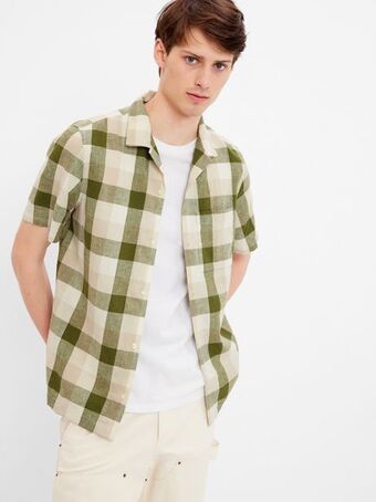 GAP Vacay shirt in linen-cotton offer