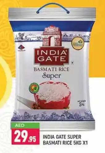 Shaklan India gate super basmati rice 5kg x 1 offer