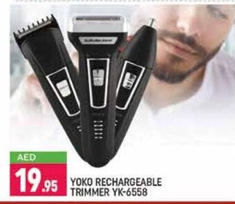Shaklan Yoko rechargeable trimmer YK-6558 offer