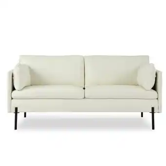 Homes R Us Irish 2-seater sofa, white offer