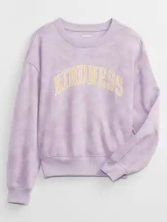 GAP Kids tie-dye graphic sweatshirt offer
