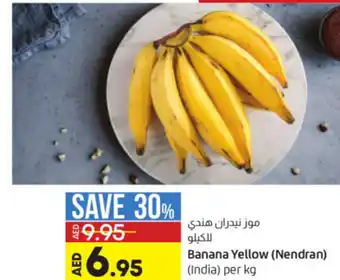 Lulu Hypermarket Banana Yellow Nendran (India) Per Kg offer