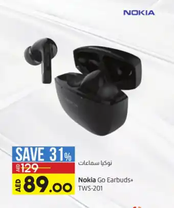Lulu Hypermarket Nokia Go Earbuds + TWS-201 offer