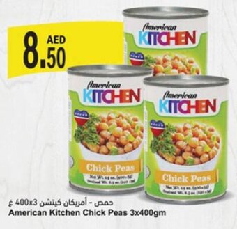 Almaya supermarket American Kitchen Chick Peas 3x400gm offer