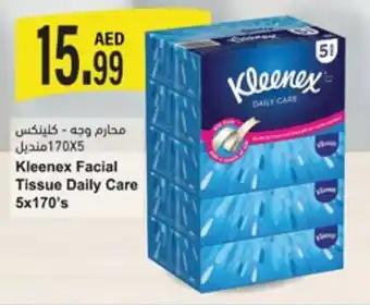 Almaya supermarket Kleenex Facial Tissue Daily Care 5x170's offer