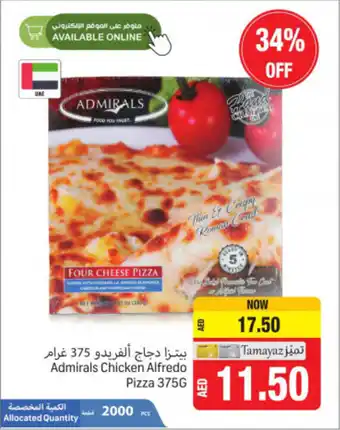 Union Coop Admirals chicken alfredo pizza 375g offer