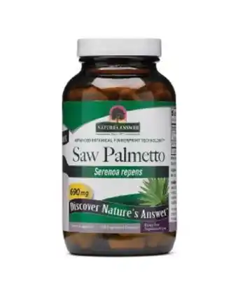 Aster Pharmacy Nature's answer saw palmetto 690 mg vegetarian capsules 120's offer