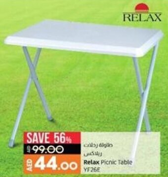 Lulu Hypermarket Relax Picnic Table YF26E offer