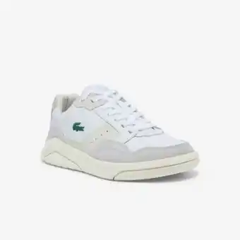 Lacoste Women's game advance luxe leather and suede trainers offer