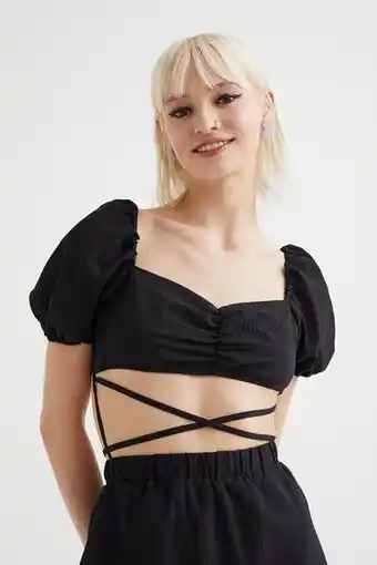 H&M Two-piece tie-detail dress offer