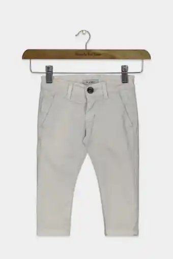 Brands For Less Toddler boys belt loops skinny fit plain pants, light grey offer