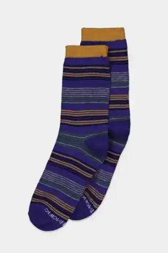 Brands For Less Kid boys 1 pair stripe socks, blue combo offer