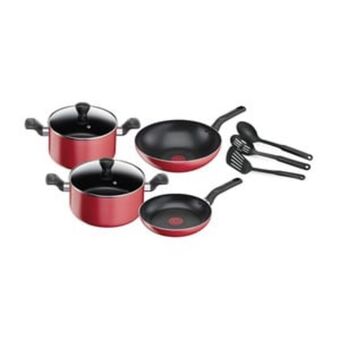 Lulu Hypermarket Tefal cookware set super cook b243s985 9pcs offer
