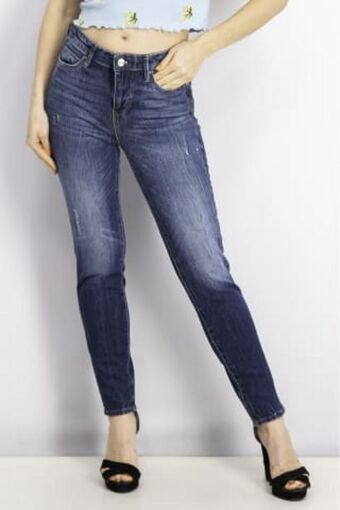 Brands For Less Women skinny fit wash non-stretchable denim jeans, blue offer